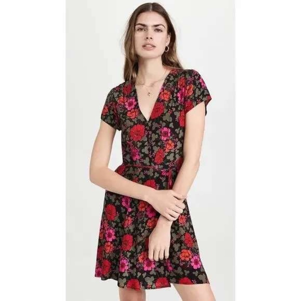Rolla's Cleo Rambling Floral Wrap Dress Size XS